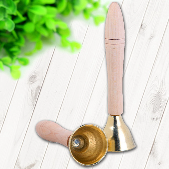 美佳音樂 打擊樂器 長柄銅鐘(2入)