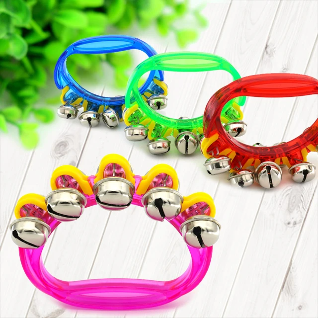 美佳音樂 打擊樂器 透明手搖鈴-6色