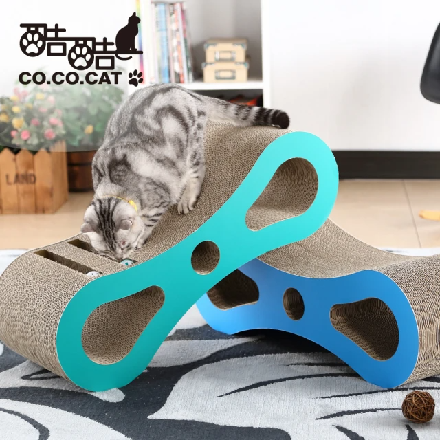 Co.Co.Cat 酷酷貓 大擂台 100%台灣製貓抓板 (隨機不挑色)