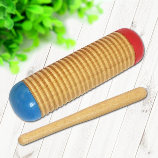 美佳音樂 木製沙筒(附棒)