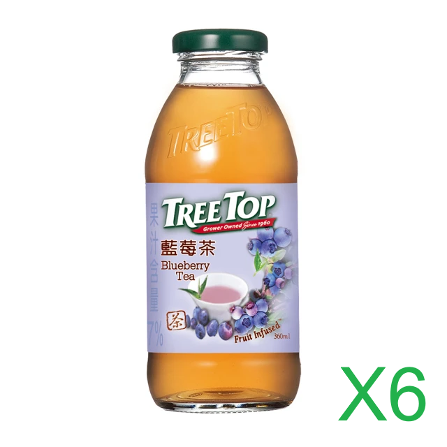 Tree top 樹頂 藍莓果茶 360mlx6入