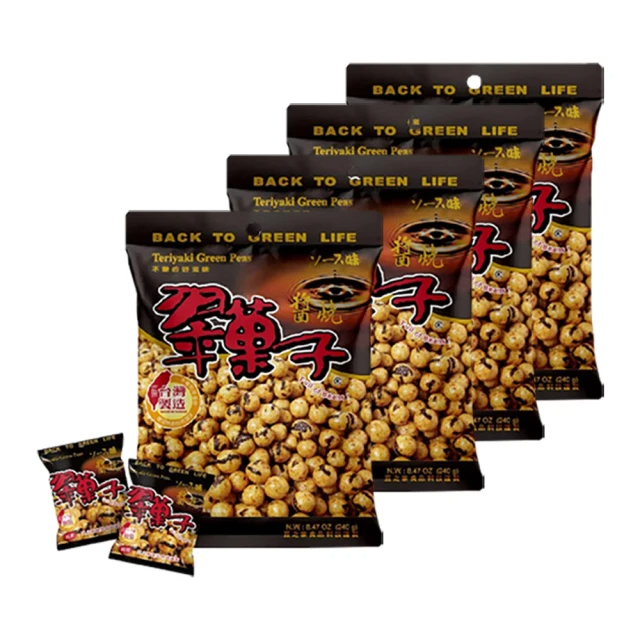 豆之家 醬燒豆翠菓子 (240g/袋)x4