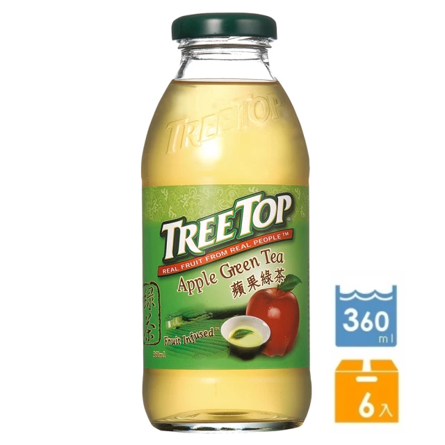 Tree top 蘋果綠茶 360mlx6入