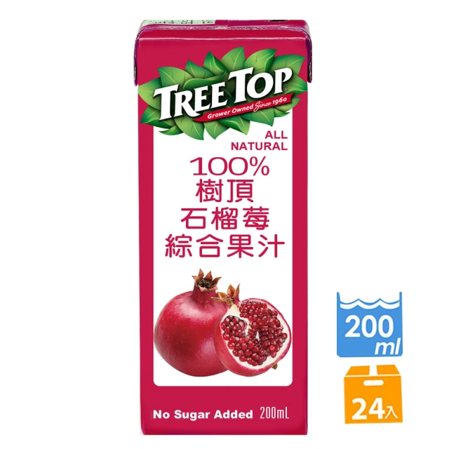 Tree top 樹頂 100%石榴莓綜合果汁 200mlx24入