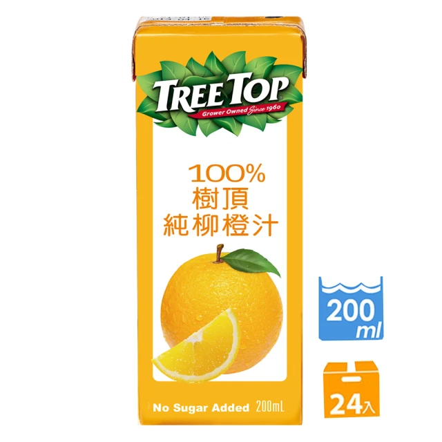 Tree top 樹頂 100%柳橙汁 200mlx24入