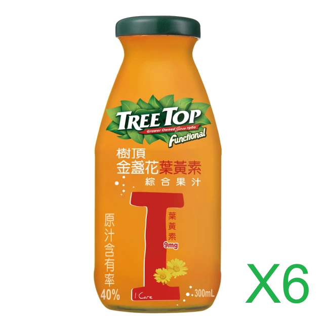 Tree top 樹頂 金盞花葉黃素綜合果汁 300mlx6入
