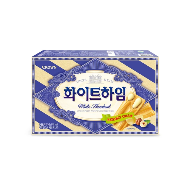 CROWN 皇冠 榛果奶油威化酥 142g(威化酥)