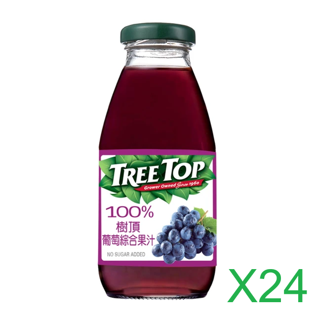 Tree top 樹頂 葡萄綜合果汁 300mlx24入