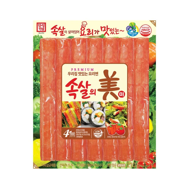 【韓味不二】蟹味棒-長條狀 210g/包