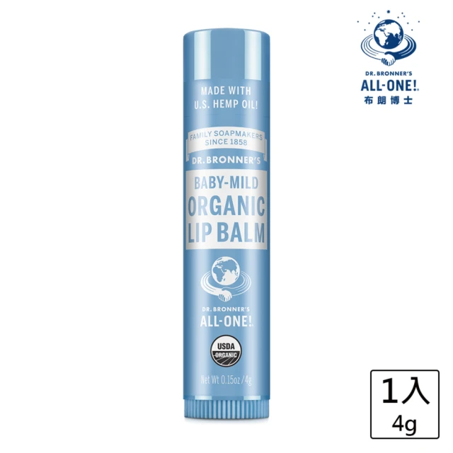 Dr.Bronner’s 布朗博士 溫和嬰兒護唇膏4g