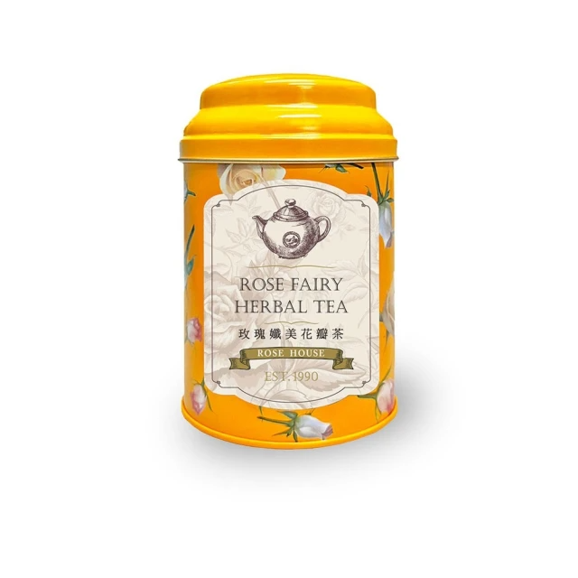 古典玫瑰園 玫瑰孅美花瓣茶 (2.5g*25入/罐)