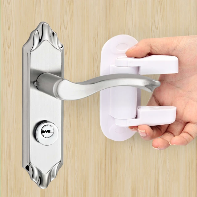 兒童防開門鎖扣防盜門安全鎖2入