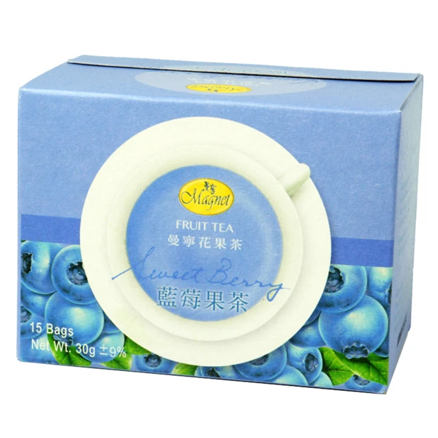 曼寧 藍莓果茶包 (2g*15入/盒)