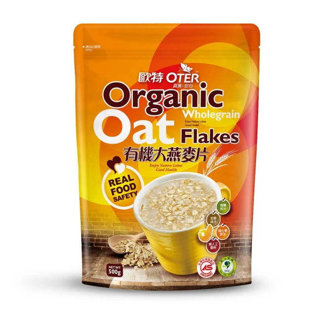 OTER 歐特 有機大燕麥片（500g）