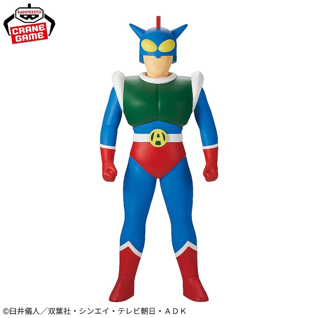 BANPRESTO 蠟筆小新SOFVIMATES動感超人軟膠公仔