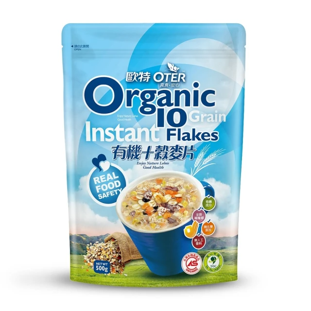 OTER 歐特 有機十穀麥片（500g）
