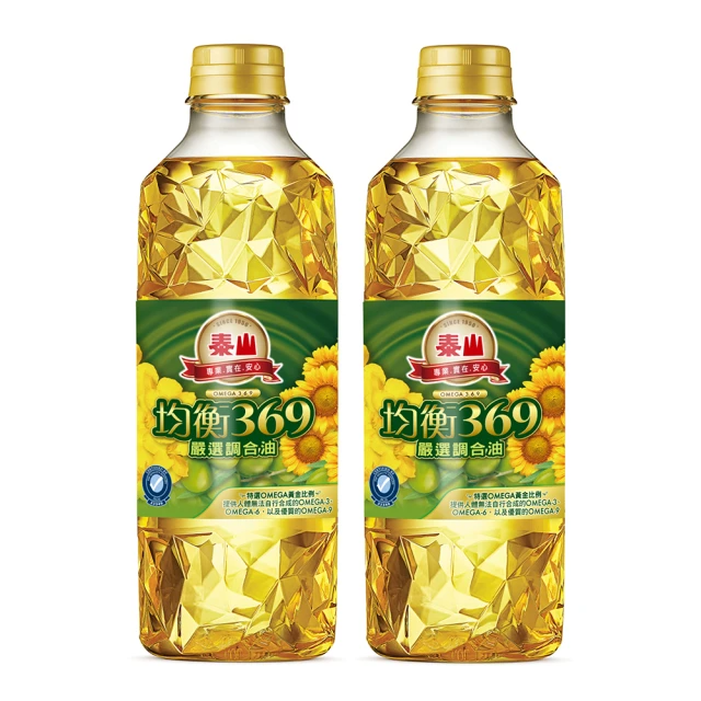 泰山 均衡369嚴選調合油 1L X2入