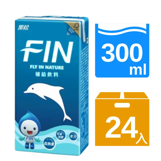 黑松 FIN 補給飲料 300mlx24入