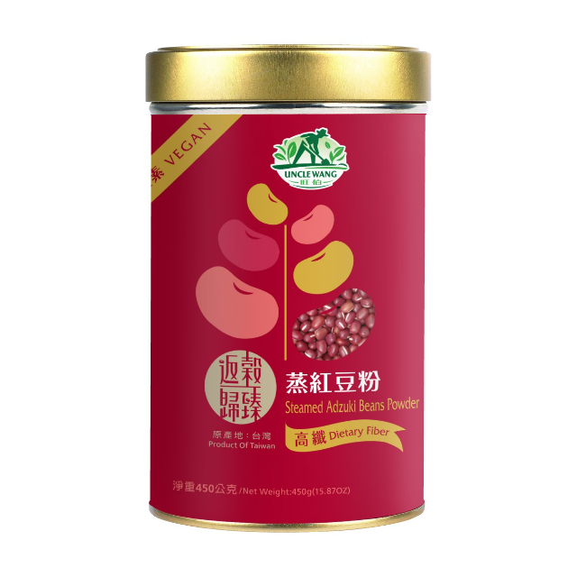 禾園生技 旺伯-返穀歸臻-蒸紅豆粉（450g）
