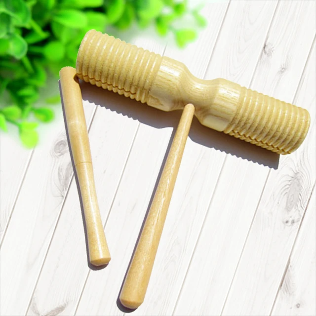 美佳音樂 打擊樂器 雙頭木魚