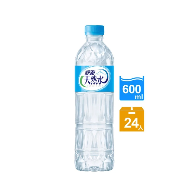 舒跑 天然水 600mlx24入