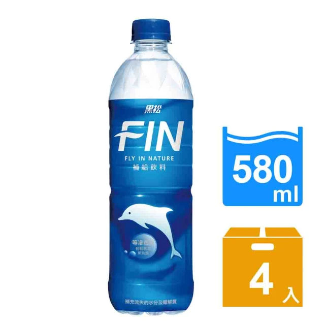 黑松 FIN 補給飲料 580mlx4入