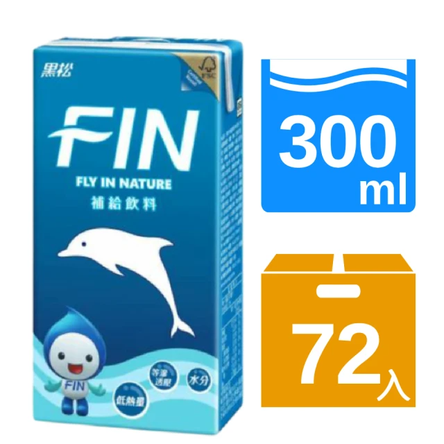 黑松 FIN 補給飲料 300mlx72入