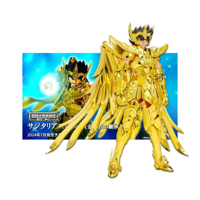 BANDAI 萬代 聖鬥士星矢 聖衣神話EX 射手座 黃金聖衣的繼承者 可動完成品