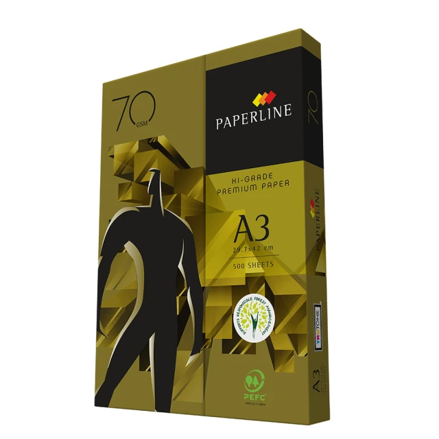 PAPERLINE 金牌 A3多功能影印紙-70磅（5包/箱）