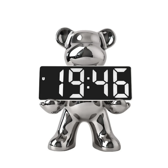 暴力熊電子鐘玄關擺飾
