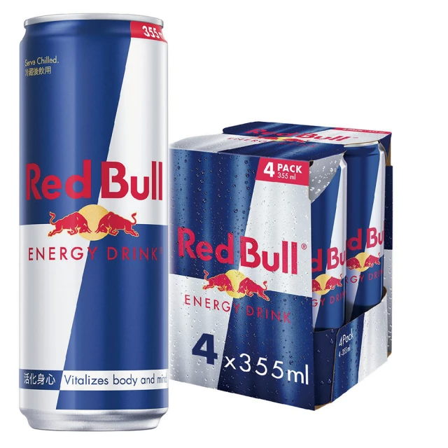 Red Bull 紅牛能量飲料 355mlx4入