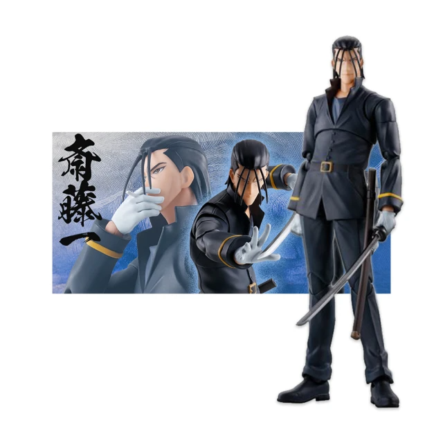 BANDAI 萬代 SHF 神劍闖江湖 齊藤一 可動完成品