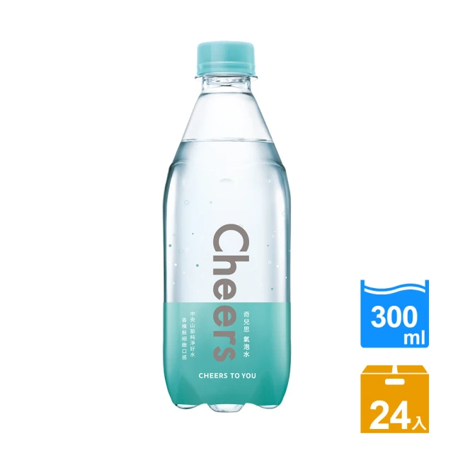 泰山 Cheers mini-原味氣泡水 (300ml*24入/箱)