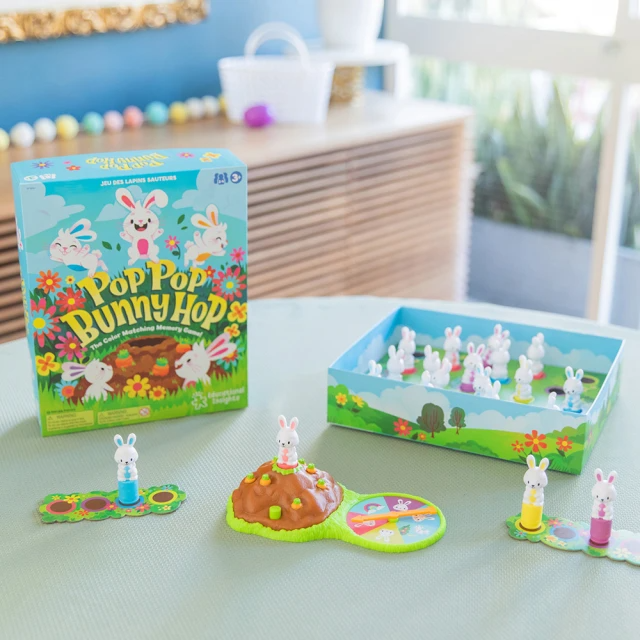 Educational Insights 美國 親子互動桌遊 彈跳兔兔大賽(益智玩具)