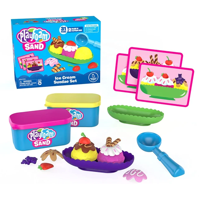 Educational Insights 美國魔力沙黏土-冰淇淋派對(動力沙)