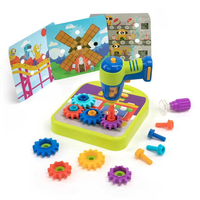 Educational Insights 美國 天才工程師 益智齒輪板(螺絲玩具)