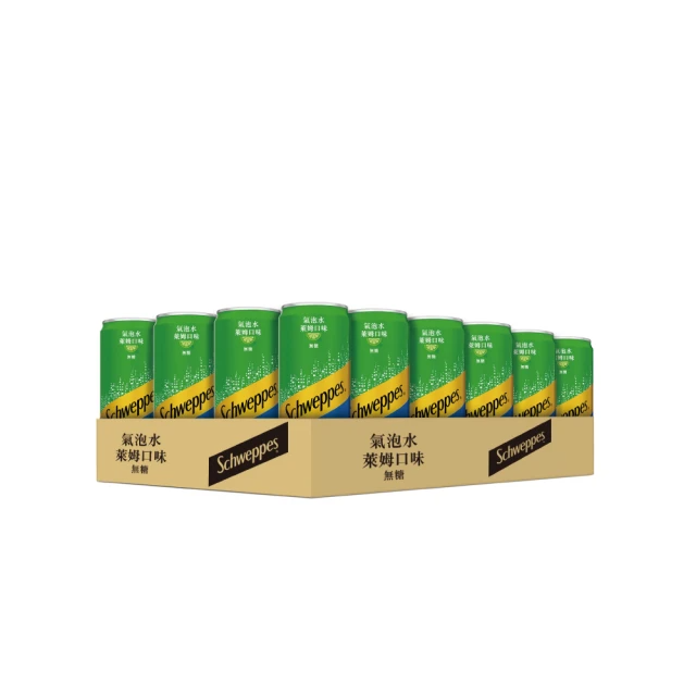 Schweppes 舒味思 萊姆口味-氣泡水 (330ml*24入/箱)