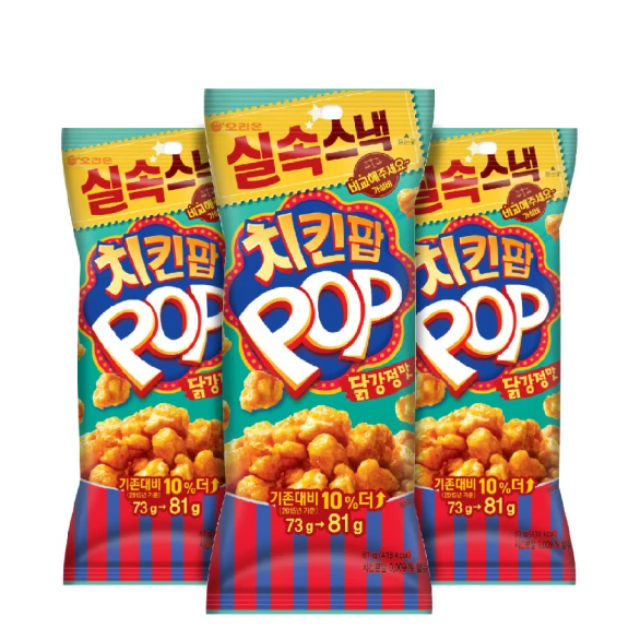 好麗友 雞米花脆餅81gX3入  (韓式炸雞口味)