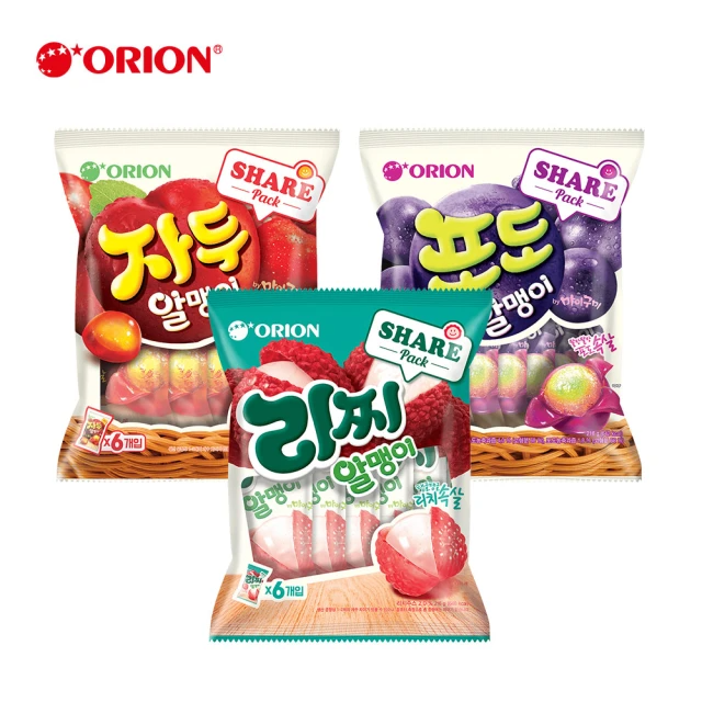 好麗友 果實口感軟糖216g(6入分享包)
