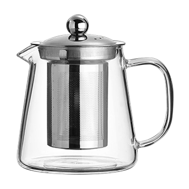 EDISH 大容量304耐熱玻璃泡茶壺(450ml)