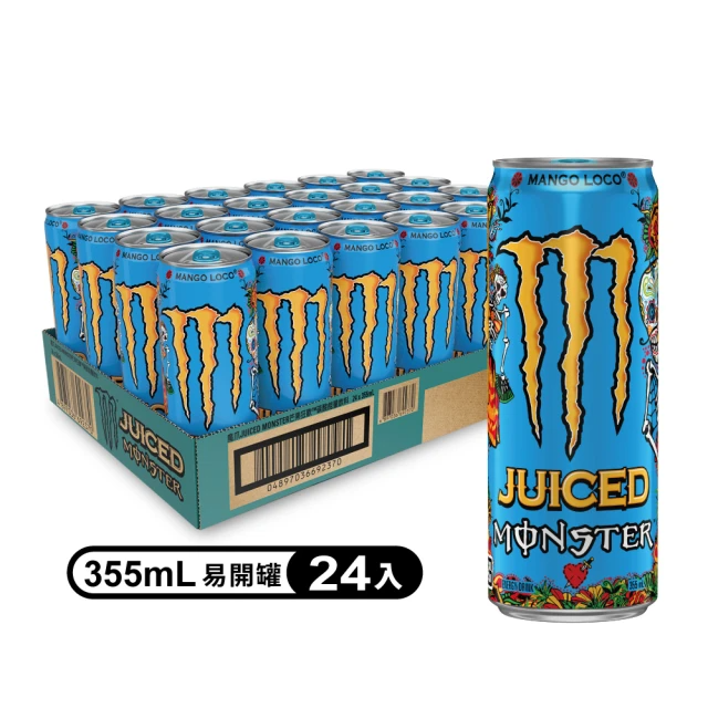Monster Energy魔爪 芒果狂歡能量碳酸飲料-易開罐 355ml*24入/箱