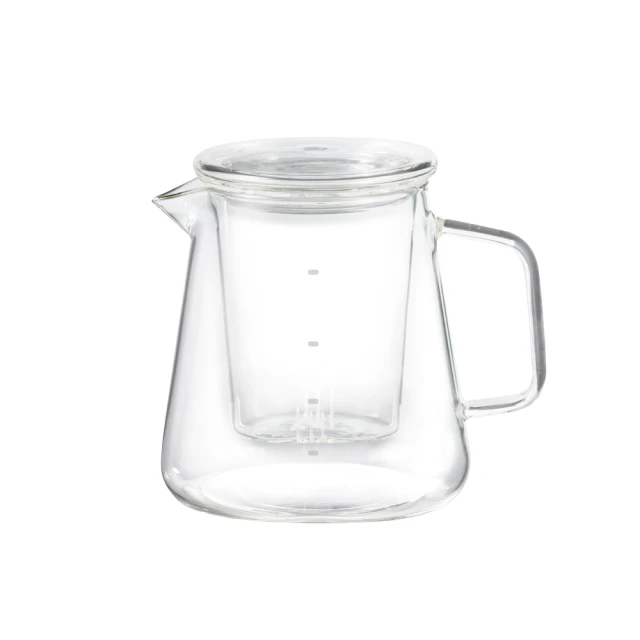 DRIPDROP 玻璃茶隔茶壺組(600ml)