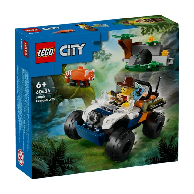 LEGO 樂高 城市系列 60424 叢林探險家沙灘車喜馬拉雅小貓熊任務