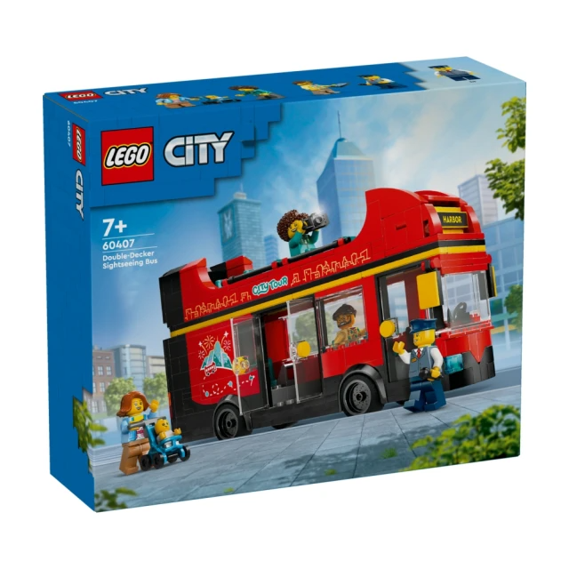 LEGO 樂高 城市系列 60407 紅色雙層觀光巴士