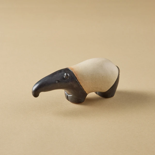 安達窯 陶製日垚動物(馬來貘)