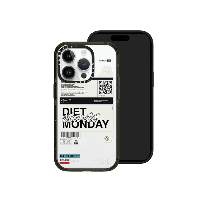 Casetify iPhone 14 Pro 耐衝擊透黑-明天的事(支援無線充電)