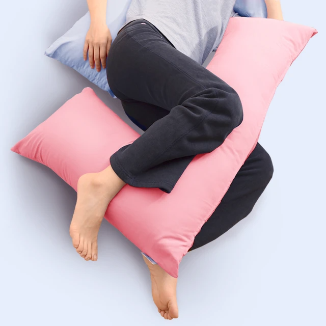 Embrace 英柏絲-特製款 L型翻身護理枕(蜜糖粉)