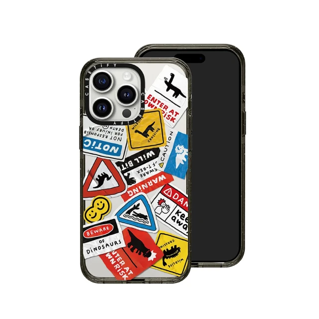 Casetify iPhone 15 Pro Max 耐衝擊保護殼-恐龍出沒(支援無線充電)