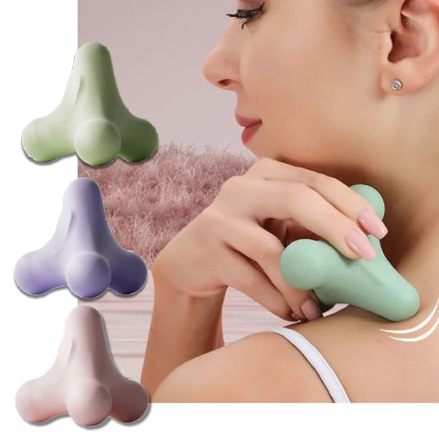 四角筋膜球2入(紓緩痠痛 肌肉放鬆 按摩球)