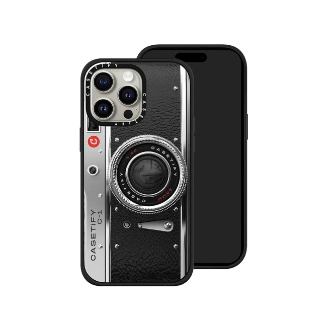 Casetify iPhone 15 Pro Max 耐衝擊保護殼-復古相機(支援無線充電)